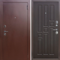 Дверь входная Ferroni ГАРДА MINI Медный антик - Венге Дверь входная Ferroni ГАРДА MINI Медный антик - Венге